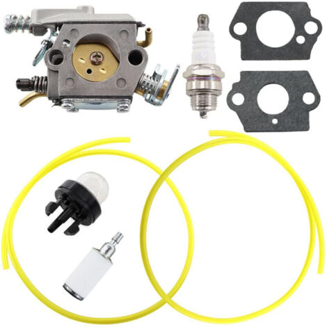 Kit de carburador para motosierra - Compatible con Husqvarna 235FR, 235R, 235P, 232L, 235RL, 232R - Reemplaza a Walbro WT-964 - Pieza de repuesto original
