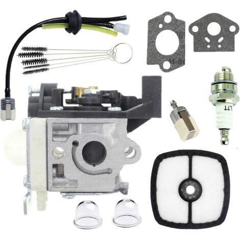 Kit de carburador RB-K93 para Echo SRM 225, SRM225i, SRM225U, SRM225SB, GT225, GT225i, GT225L, GT225SF, PAS225, PE225, PPF225, SHC225, A021001690, A021001691, A021001692, con cepillo de limpieza.
