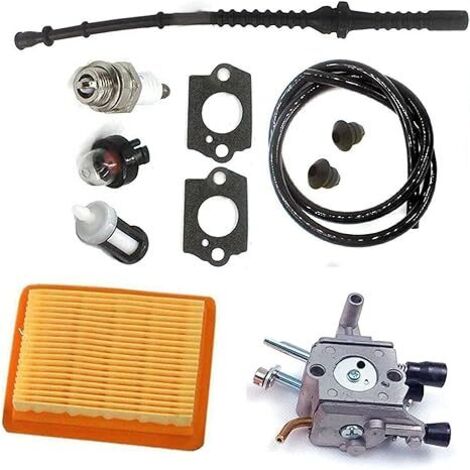 Kit de carburador STIHL FS400/FS450/FS480 41281200651 - Compatible con cortadoras de césped SP400/SP450 y motores ZAMA C1Q-S34H - Carburador de repuesto OEM
