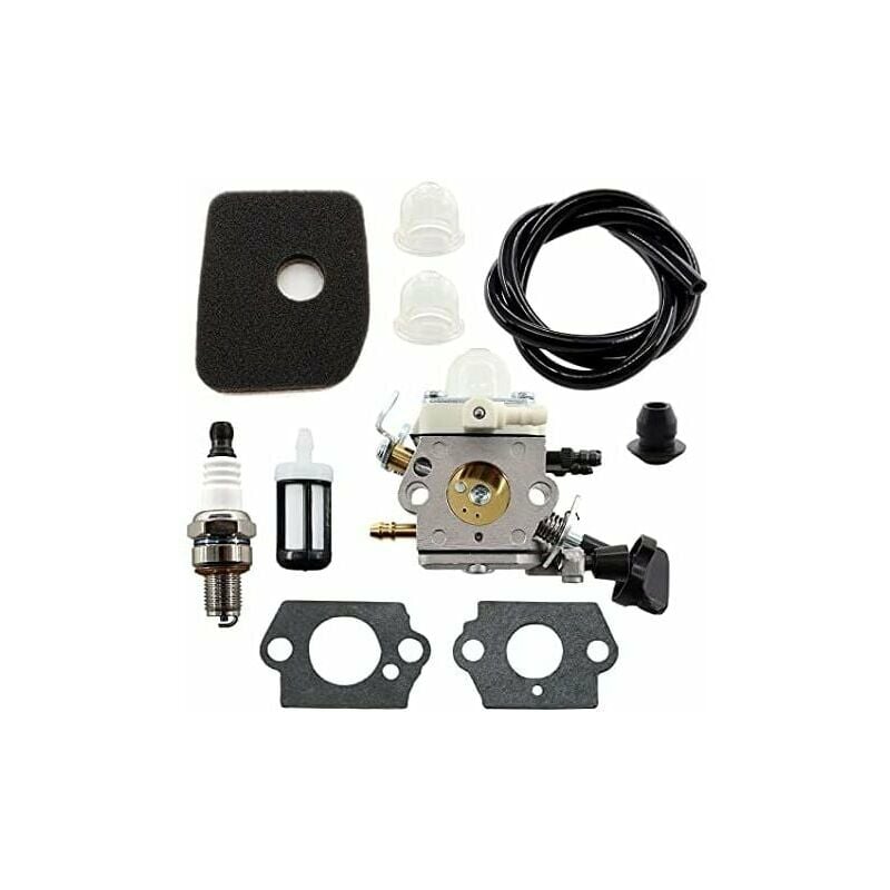 Ulisem - Kit de carburateur avec filtre à air et bougie d'allumage pour souffleur de feuilles Stihl BG86 SH56 SH56C SH86 SH86C BG86CE BG86Z BG86CEZ,