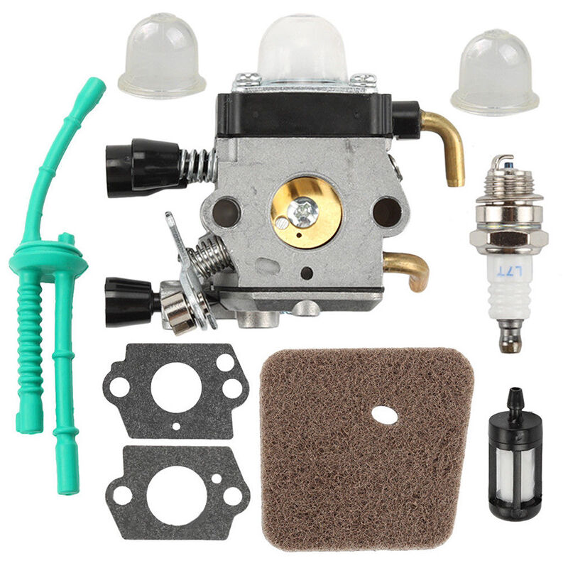 Kit de Carburateur compatible avec STIHL FS38 FS45 FS46 FS55 KM55 Pièces et Accessoires Moteur Remplacer kit de Conduite de Carburant Filtre à