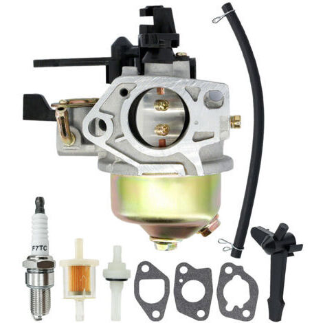 Kit de Carburateur de Remplacement pour Moteur Honda GX340 GX390 11HP 13HP - Compatible avec 16100-ZF6-V01, 16100-ZF2-V00, 16100-ZF2-V01 - Kit Complet avec Filtres et Bougie-