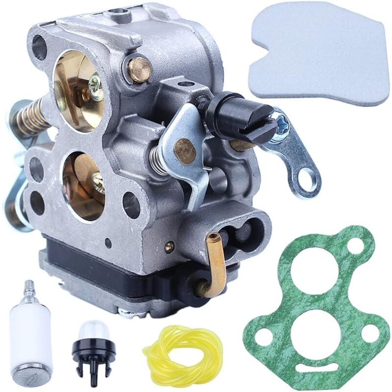 Dolaso - Kit de carburateur pour Husqvarna 240 235 236 235E 240E 236E pour tronçonneuse Mcculloch CS340 CS380, 545 07 26 01, 574 71 94 02, 545 06 18