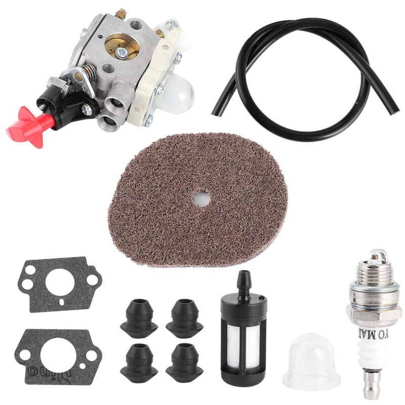 Ej.life - Kit de Carburateur en Aluminium Accessoire de Remplacement de Filtre à Air pour Stihl FS50 FS56 FS40 FS70 FC56 FC70 zama C1M-S267A