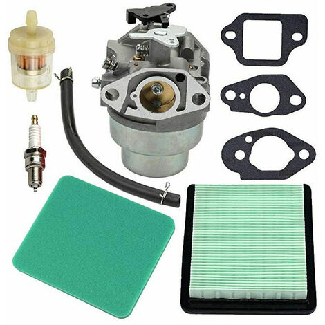 Kit de carburateur GCV160 Kit de carburateur pour tondeuse à gazon Kit de carburateur avec joint de bougie d'allumage Kit de filtre à air de carburant