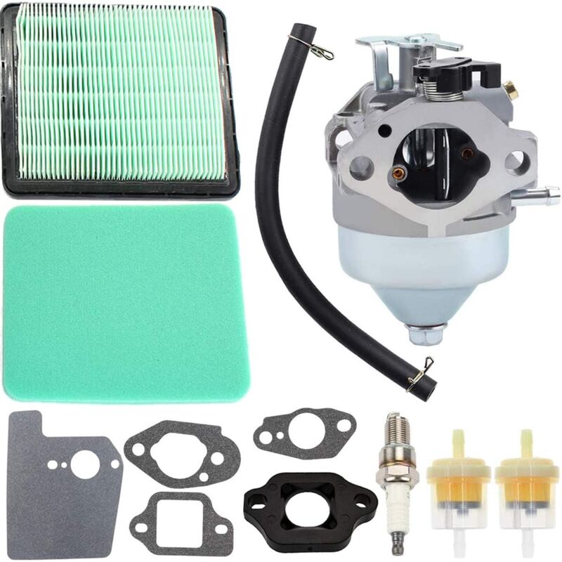 Kit de carburateur GCV190 pour Honda GC190 GCV190A GV190LA HRB217 HRX217 HRX217K1 HRX217K2 Les Moteurs de Tondeuse à Gazon remplacent 6100-Z0Y-813