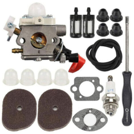 Kit de Carburateur pour FS40 FS50 FS56 FC56 HT56 KN56 KM56 FC70 - Compatible Zama C1M-S267A, 4144 120 0608 - Mélange Air/Essence Optimal