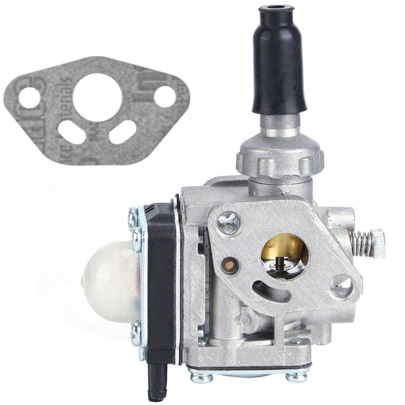 Sunxury - Kit de carburateur pour Kawasaki Th43 Th48 Moteur Tondeuse à Gazon Outil de Jardinage extérieur, avec Joint de Ligne de Carburant Bougie