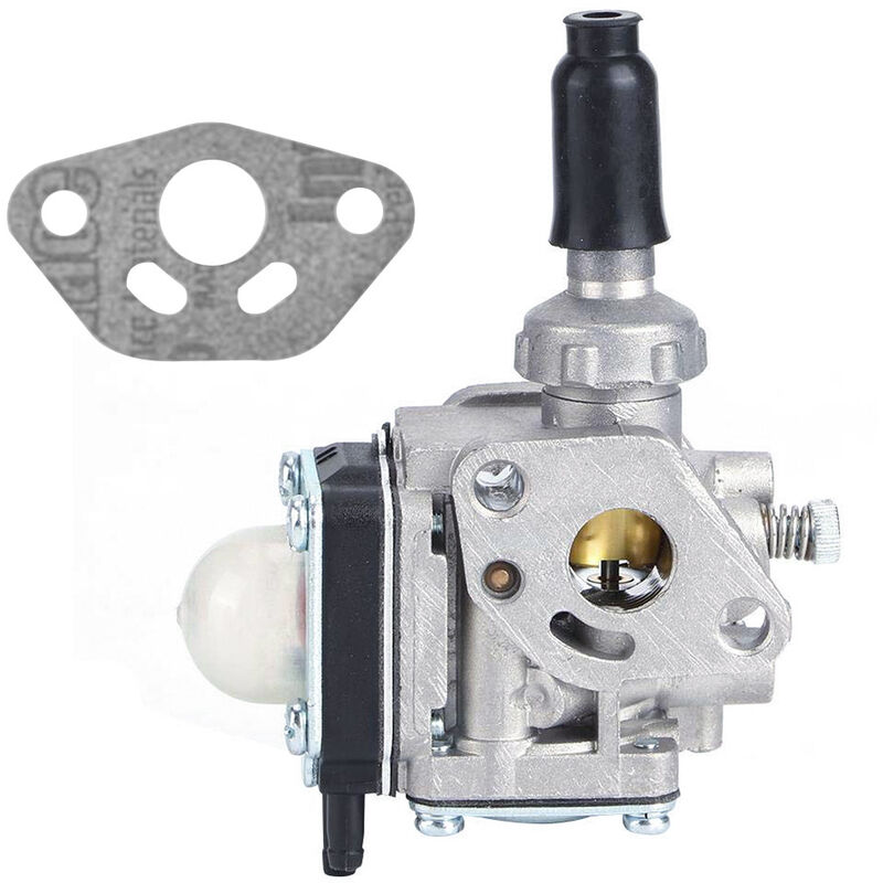 Kit de carburateur pour Kawasaki Th43 Th48 Moteur Tondeuse à Gazon Outil de Jardinage extérieur, avec Joint de Ligne de Carburant Bougie d'allumage