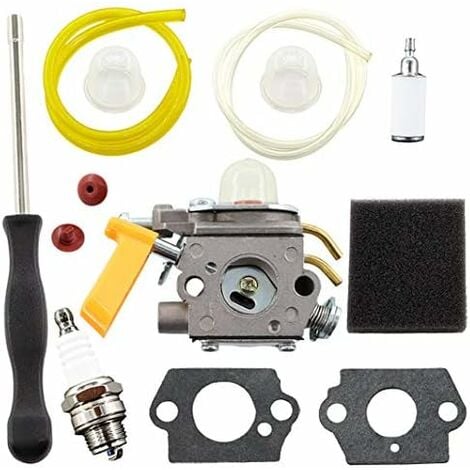Kit de carburateur pour Ryobi RBC30SESA RBC30SBSA RLT30CESA RLT30SESA RPR3025JA Remplacer ZAMA C1U-H60D Ryobi et Homelite 26cc et 30cc Tondeuse et débroussailleuse