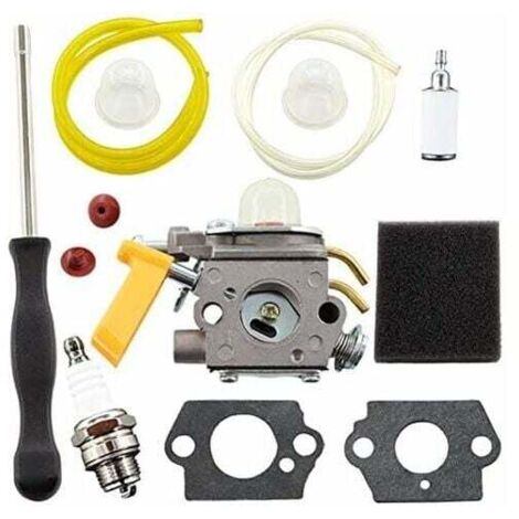 Kit de carburateur pour Ryobi RBC30SESA RBC30SBSA RLT30CESA RLT30SESA RPR3025JA Remplacer ZAMA C1U-H60D Ryobi et Homelite 26cc et 30cc Tondeuse et débroussailleuse