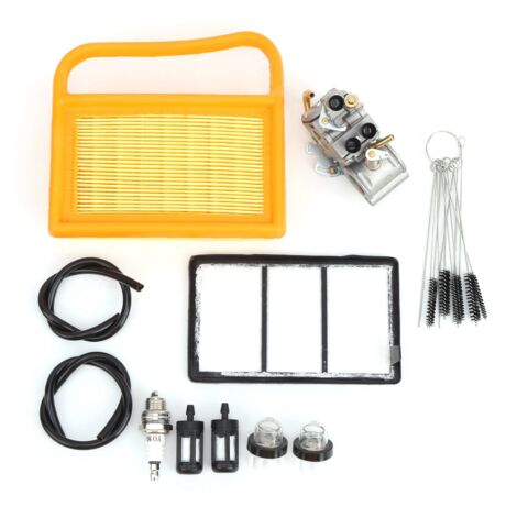 Kit de Carburateur pour Scie à Béton TS410 TS420 C1Q-S118 - Ensemble de Réparation avec Filtre à Air, Bougie et Tuyaux