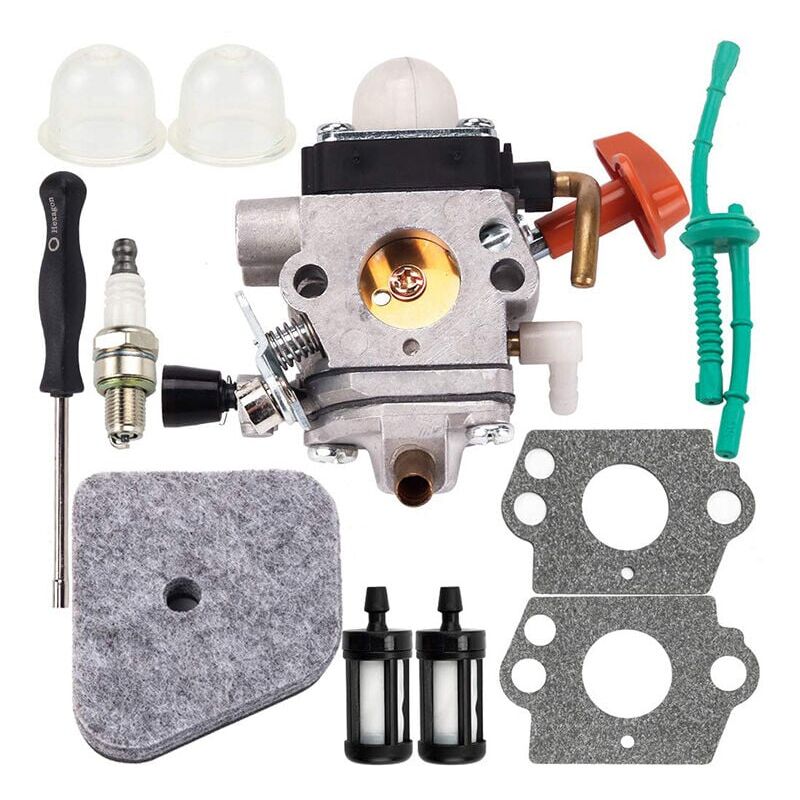 Start - Kit de carburateur pour Sthil FS87 FS90 FS100 FS110 FS130 HL95 HL100 HT100 HT101 KM90 KM100 KM110 SP90 coupe-fil 4180-120-0610 remplacement