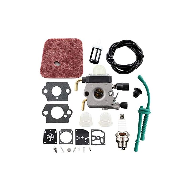 Volavo - Kit de carburateur pour Stihl BG72 BG75 HS80 FS85 FS80 zama C1Q-S66 C1Q-S143 C1Q-S153 remplacer 4140 120 0619 4137 120 0608 Taille-haie