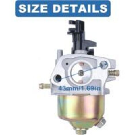 Kit de carburateur pour tondeuse à gazon Honda GX120 GX160 GX168 GX200 avec joint de conduite d'huile, filtre à air, filtre à carburant, écran thermique, bougie d'allumage, 5,5 CV