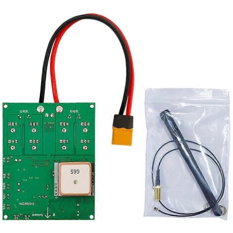Kit de carte mère récepteur pour télécommande RXG12 (pièce à monter soi-même) pour bateau appât RCTug - carte mère unique avec GPS