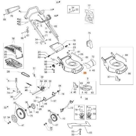 KIT DE CAS D'ORIGINE EMAK 66071067
