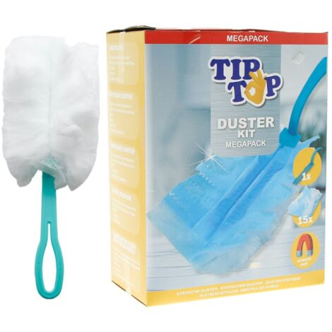 KIT DE CEPILLO PARA QUITAR EL POLVO 1 MANGO + 15 CEPILLOS