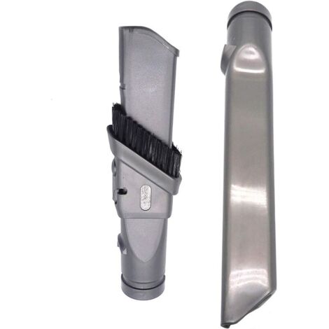 Kit de cepillos accesorios, boquilla para ranuras y boquilla larga para la limpieza del hogar, para aspiradoras Dyson DC35, DC45, DC47, DC52, DC58, DC59, DC62, DC63 y V6, paquete de 2 unidades.