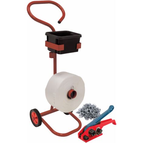 Kit de cerclage 725kg, Polypropylène, Attache en Métal galvanisé Blanc ( Prix pour 1 )