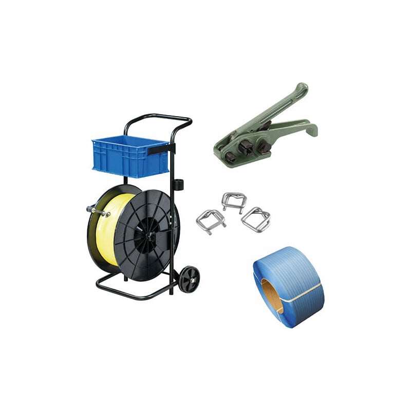 Matisère - Kit de cerclage complet et fonctionnel pour feuillard pp - kitpp