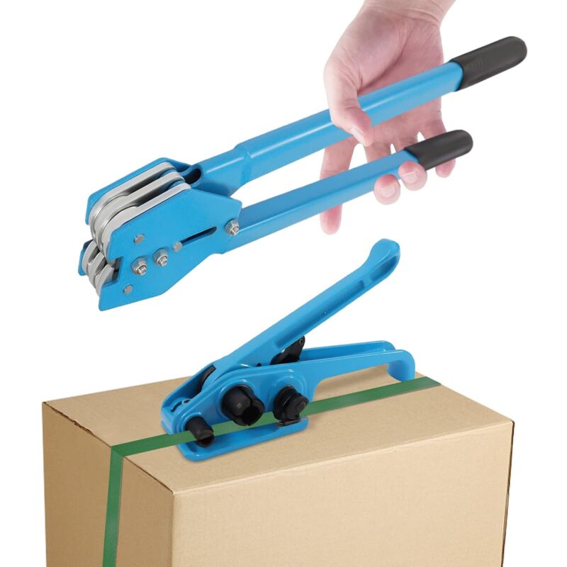 Gojoy - Kit de cerclage manuel 1000N dispositif de serrage D'étanchéité, pour kit D'emballage en plastique pp, pour colis D'entrepôt, stockage de