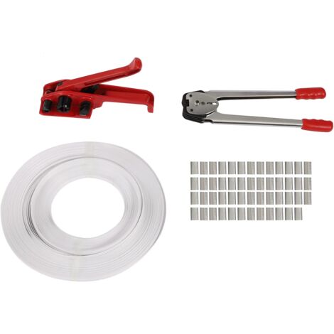 Kit de cerclage manuel pour feuillards d'emballage en PP/PET de 16-19 mm Kit de bandes de cerclage