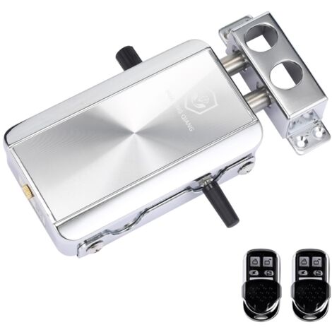 Kit de cerradura inteligente con control remoto inalámbrico, entrada sin llave, cerradura electrónica y sistema de control de acceso antirrobo para el hogar, hotel o apartamento.