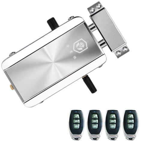 Kit de cerradura inteligente con control remoto inalámbrico, entrada sin llave, cerradura electrónica y sistema de control de acceso antirrobo para el hogar, hotel o apartamento.
