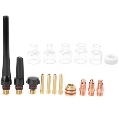 Kit de chalumeau de soudage avec buses et cônes en verre pour modèles WP-17, WP-18, WP-26