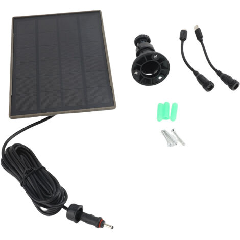 Kit de chargeur solaire Portable, sortie Micro USB DC35135 C, batterie Rechargeable 6000mAh pour la photographie et les activités en plein air