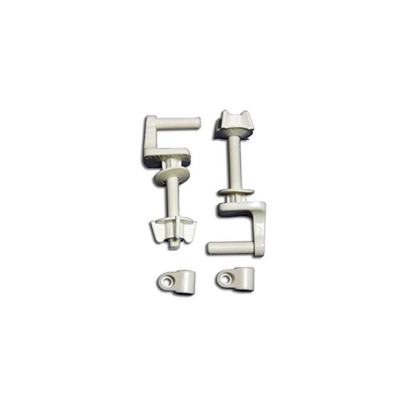 Roca - Jeu de charnières en nylon pour siège de toilette victoria