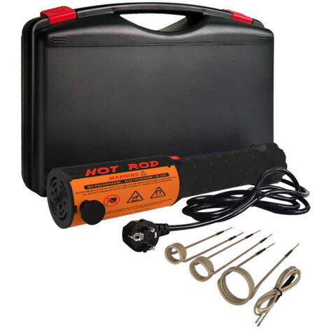 Kit de Chauffe-Induction Magnétique Solary – Chauffe-Boulons à Induction 1100W 220V avec 4 Bobines pour le Retrait de Vis Rouillées, Outil Extracteur d'Écrous