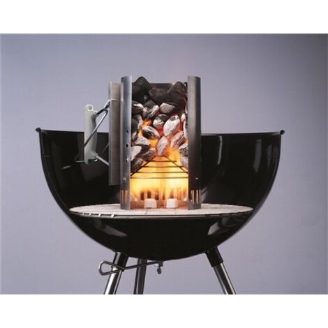 Kit de chimenea de encendido Weber Rapidfire + briquetas de 2 kg + 6 cubos de encendedor 17631