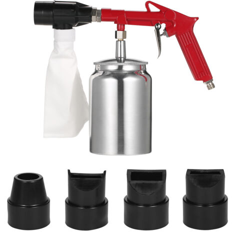 Kit de chorro abrasivo con boquilla para la eliminación de óxido, compatible con cabinas de chorro.