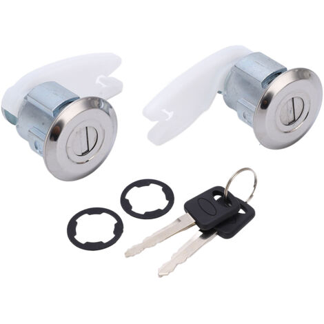 Kit de cilindro de puerta DL54, conjunto de cilindro metálico - Repuesto para Ford E-150 Econoline 1992-1996