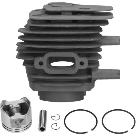Kit de cilindro y pistón de 50 mm para motosierra Husqvarna K650/K700 – juego completo, aluminio/hierro, 6 pistones, fácil montaje