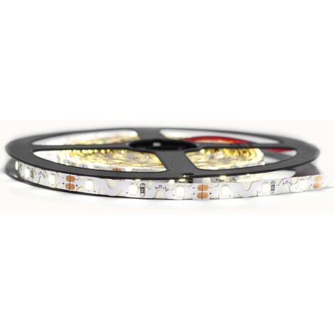Kit de cinta profesional 2835 forma S "signo especial" - 60 leds/m - 5 metros Interior blanco frío o blanco cálido (IP20)  Transformador: Fuente de alimentación incluida - LED de color: Blanco frío (6