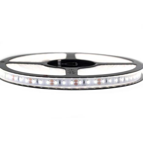 Kit de cinta profesional 3014 - 120 leds/m - 5 metros Blanco frío impermeable (IP67)  Longitud: 5 metros - Transformador: Fuente de alimentación incluida
