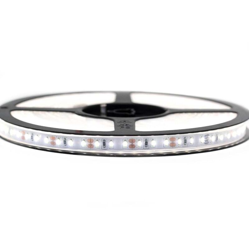 

Kit de cinta profesional 3014 - 120 leds/m - 5 metros Blanco frío impermeable (IP67) | Longitud: 5 metros - Transformador: Fuente de alimentación