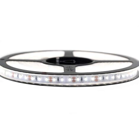 Kit de cinta profesional 3014 - 120 leds/m - 5 metros Blanco frío impermeable (IP67)  Longitud: 5 metros - Transformador: No se incluye la fuente de alimentación