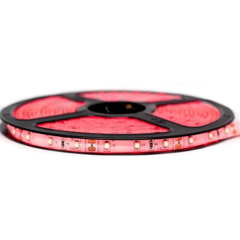 

Kit de cinta profesional 3528 - 60 leds/m - 1m, 2.5m, 5 o 10 metros a elegir - Rojo a prueba de salpicaduras (IP65) | Transformador: No se incluye la