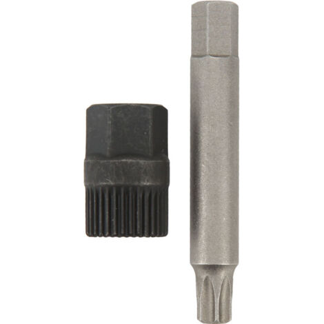 Kit de clé à poulie d'alternateur 33 dents, douille cannelée, foret, extracteur de foret, outil de remplacement pour alternateurs Bosch