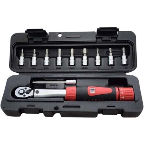 Kit de clés dynamométriques pour vélo 1/4" DR 2–24 Nm
