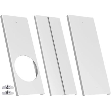 Kit de Climatiseur Portable pour Fenêtre, Plaques d'Étanchéité, Kit de Ventilation Télescopique de Remplacement Robuste, Adaptateur Universel Tuyau Évacuation Maison, Bureau, Camping