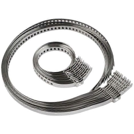 Kit de clips de sertissage universels en acier inoxydable pour soufflet de cardan d'arbre de transmission, 31-41 mm, 70As illustré
