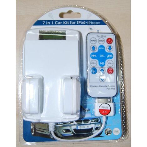 Kit de Coche 7 en 1 para iPod, Iphone,Iphone 3G y Itouch .