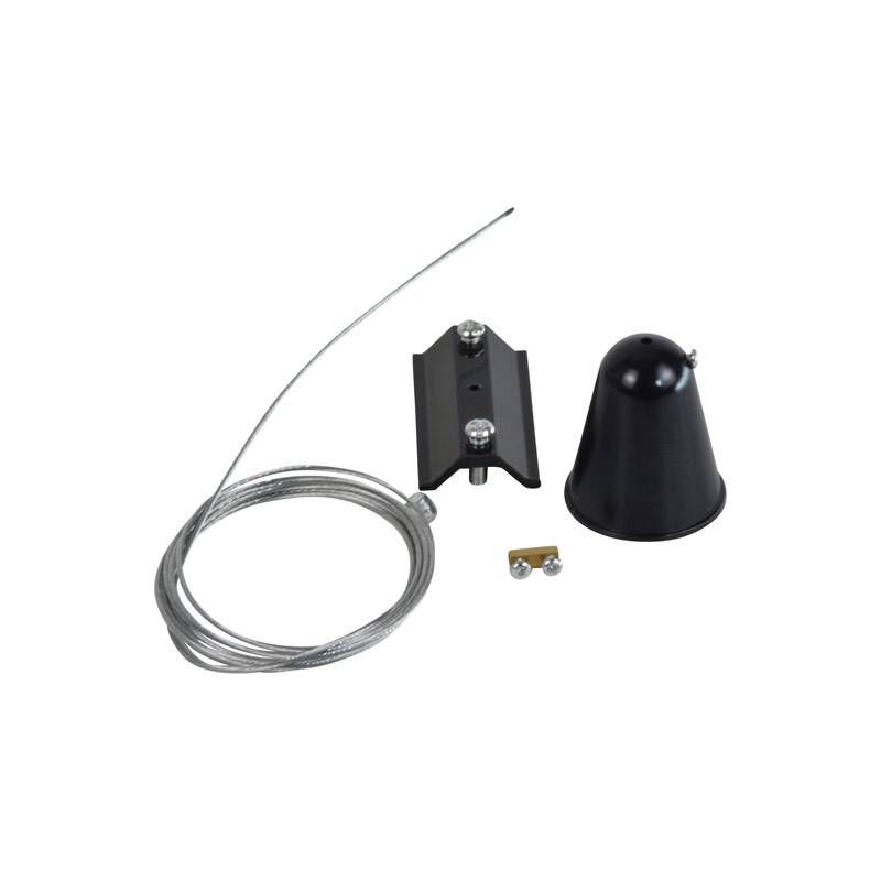 

Barcelona Led - Kit de colgado para carril monofásico - cable 1,5m (1ud) | Negro