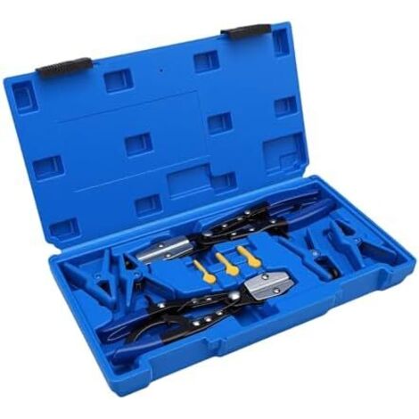 Kit de Colliers Serrage et Bouchons pour Conduite Carburant, Ensemble Pinces en Caoutchouc Métallique l'entretien des Tuyaux Flexibles, Comprend 9 Pièces les -