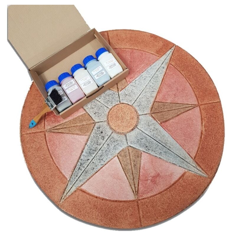 Kit de coloration rosace - Boîte 1 - Harmony Béton